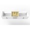 Castello Usa Alpine 72" Wall Mounted White Vanity Base with Brushed Nickel Handles CB-MC-72W-BN-VBO - alternate 3